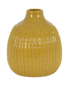 Vaas Deco 17,5x21,5 cm Salvada Glans Oker