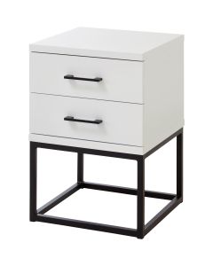 Nachtkastje Moira wit