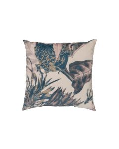 Bouquet kussen printed velvet milk 50x50cm