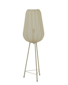 Vloerlamp Plumeria driepoot zand 42x132cm