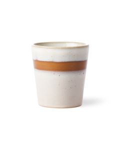 70s ceramics: coffee mug, snow S-MODEL