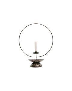 Level kandelaar metaal black blast 43cm