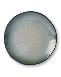 home chef ceramics: side plate grey/green/ S-MODEL