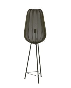 Vloerlamp driepoot Ø42x132 cm PLUMERIA donker groen