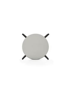 Spiegel medium zwart + zwart onderstel S-MODEL