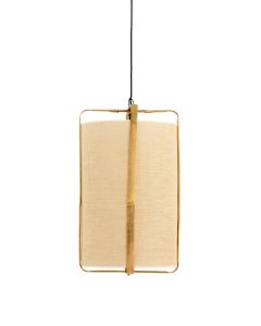 Hanglamp Ø37x66 cm SENDAI zand+bamboe naturel