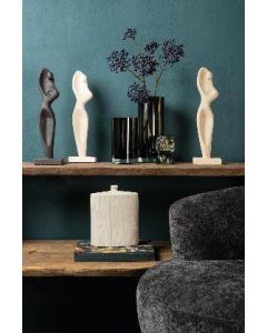 Sumaya Taupe cement statue abstract body