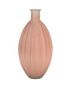 Vaas 27x59 cm Palloci Glas Mat Koraal