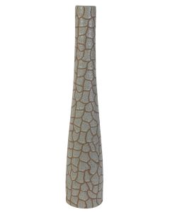 Vaas Deco 14x72,5 cm Jirafa Keramiek Creme-Bruin