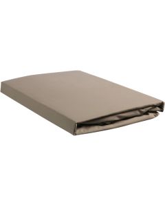 Hoeslaken Percale Topper Taupe 160x210/220