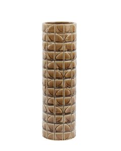 Vaas Philo 16x52,5cm keramiek bruin