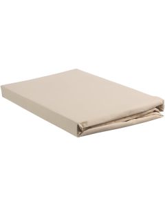 Hoeslaken Percale Splittopper Natural 160x200