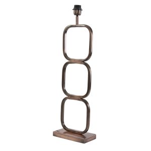 Lampvoet Lutika 23x11,5x69 cm antiek koper
