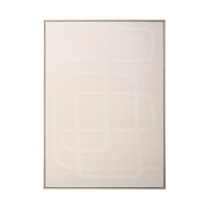 Schilderij Ono - Taupe - 103x143 cm