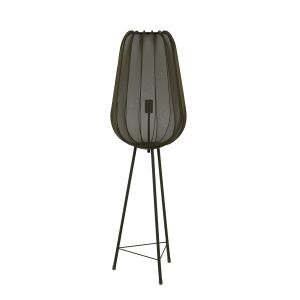 Vloerlamp driepoot Ø42x132 cm PLUMERIA donker groen