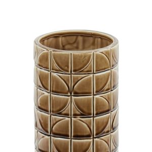 Vaas Philo 14x43cm keramiek bruin