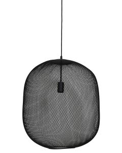 Hanglamp Ø50x56 cm REILLEY mat zwart