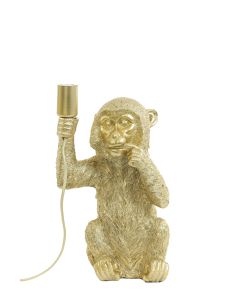 Tafellamp 24,5x22x41,5 cm Monkey Goud