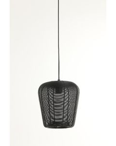 Hanglamp Ø23x25 cm ADETA mat zwart