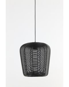Hanglamp Ø28x30 cm ADETA mat zwart