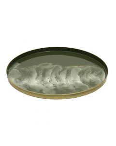 Roch Green iron round bowl L